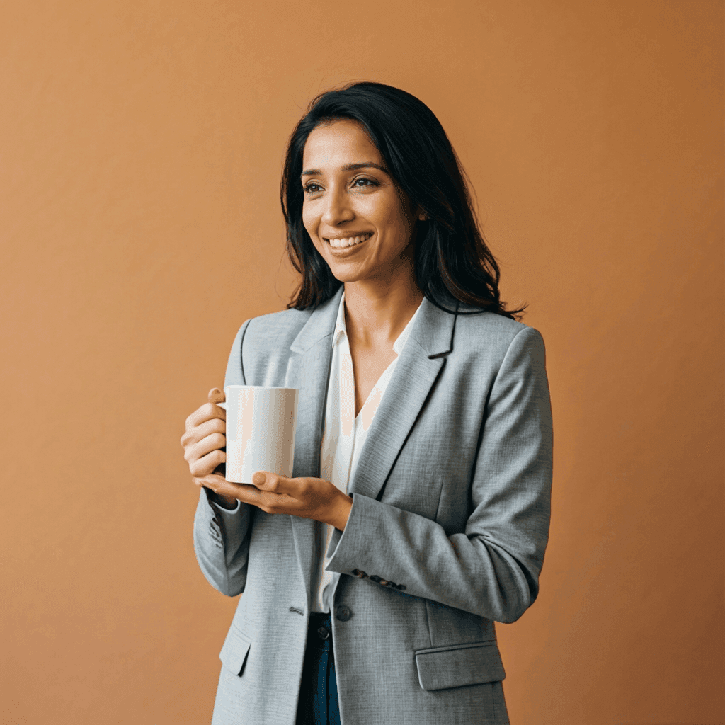 Broodle web hosting customer - professional woman enjoying reliable hosting services