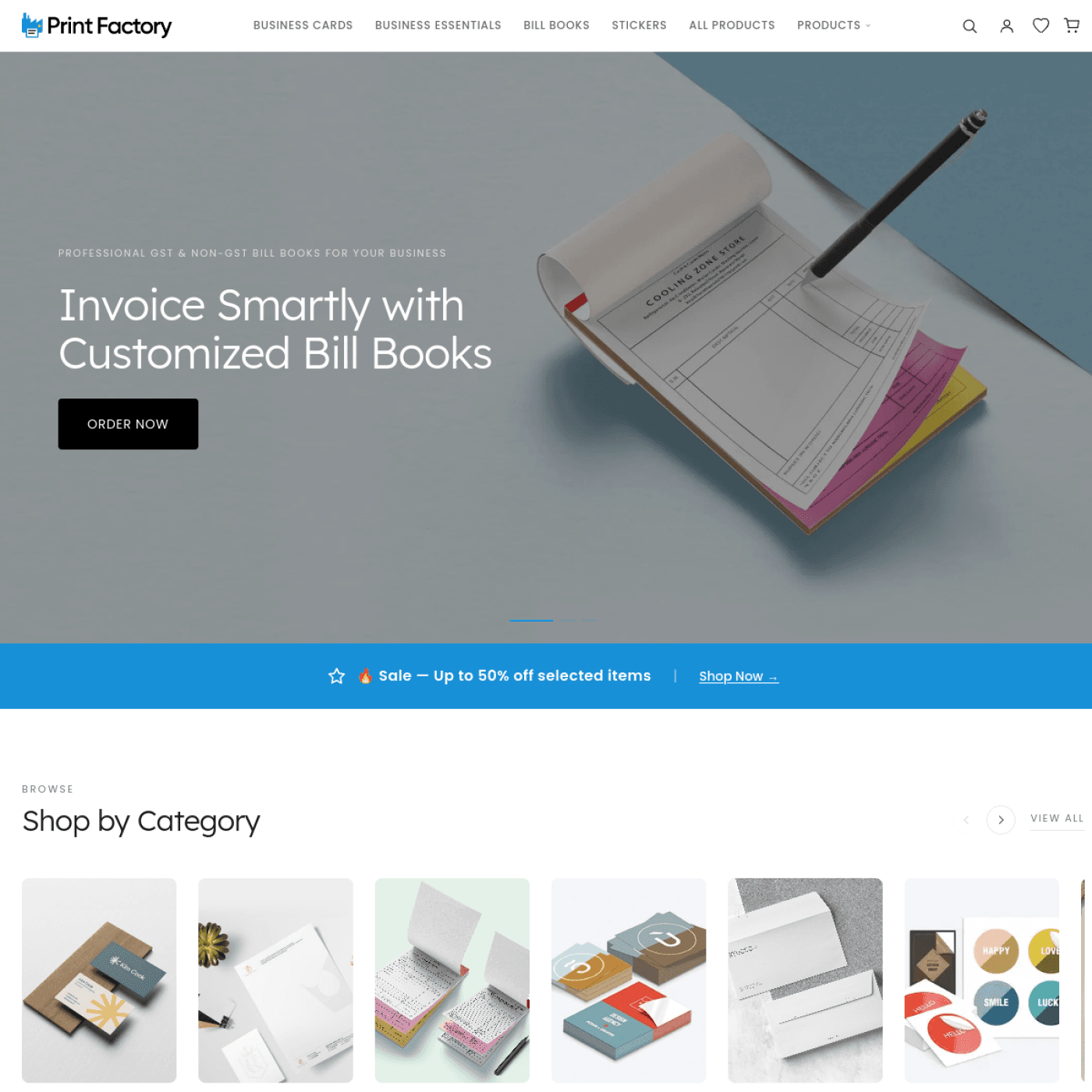 Print Factory — Business stationery